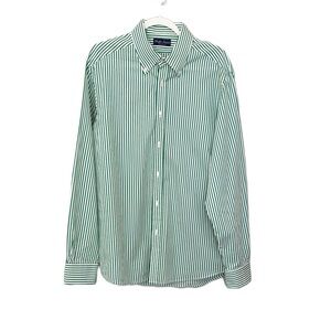 Ralph Lauren Purple Label Green Striped Men's Shirt